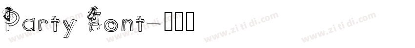 Party Font字体转换